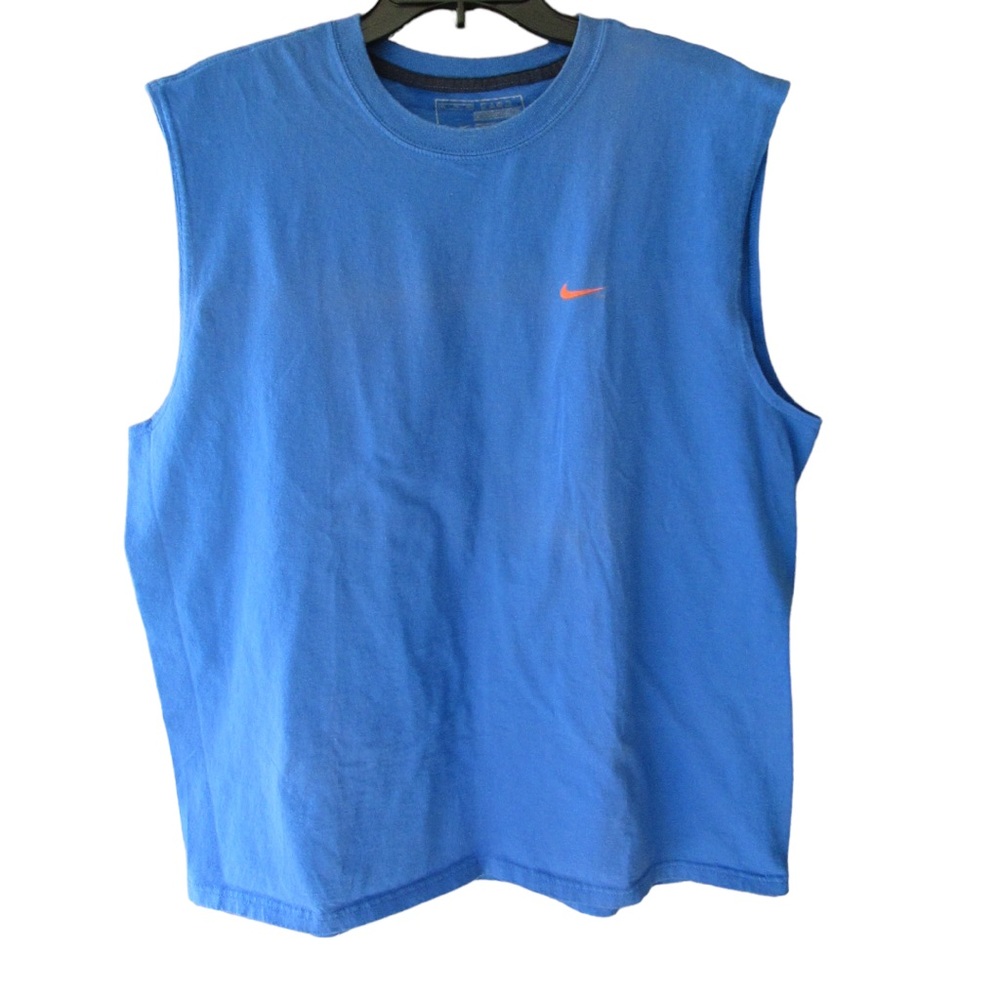 Nike Blue Sleeveless Swim Shirt